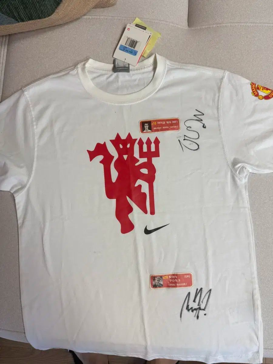 支給ブラジル代表ロナウジーニョ直筆サイン入り長袖2006wcユニフォーム