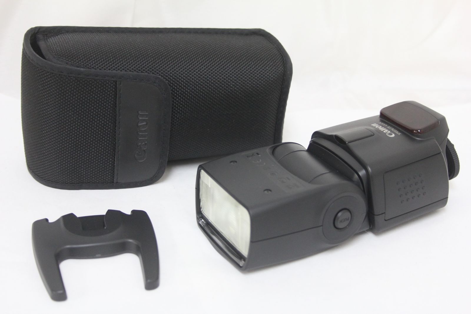 【美品 返品保証】 キャノン Canon SPEEDLIGHT 430EX ケース付き フラッシュ ストロボ  v6310