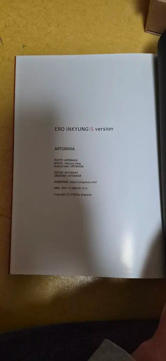 アートグラビア カン インギョン 写真集 S Version