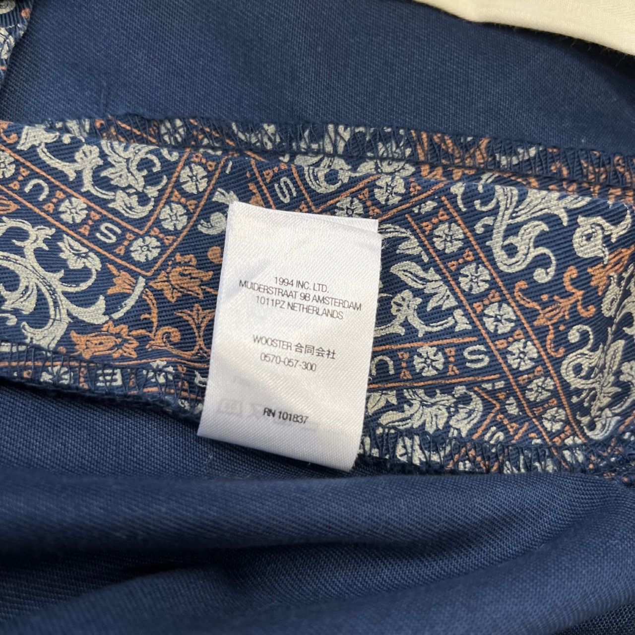 Supreme 21AW Work Pant Navy Floral Cards 32 - メルカリ