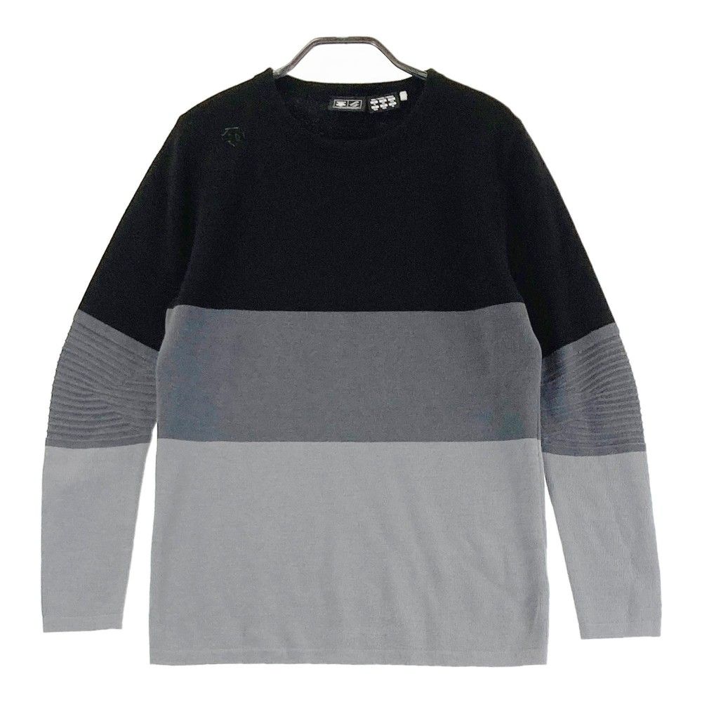 サイズ：M DESCENTE GOLF デサントゴルフ ウール混 ニット