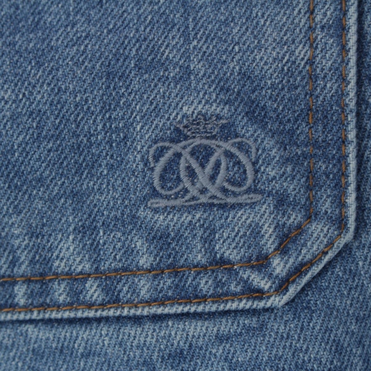 ドゥロワー コットン ロゴ刺繍 ウォッシュ加工 バイオワイド セーラー  