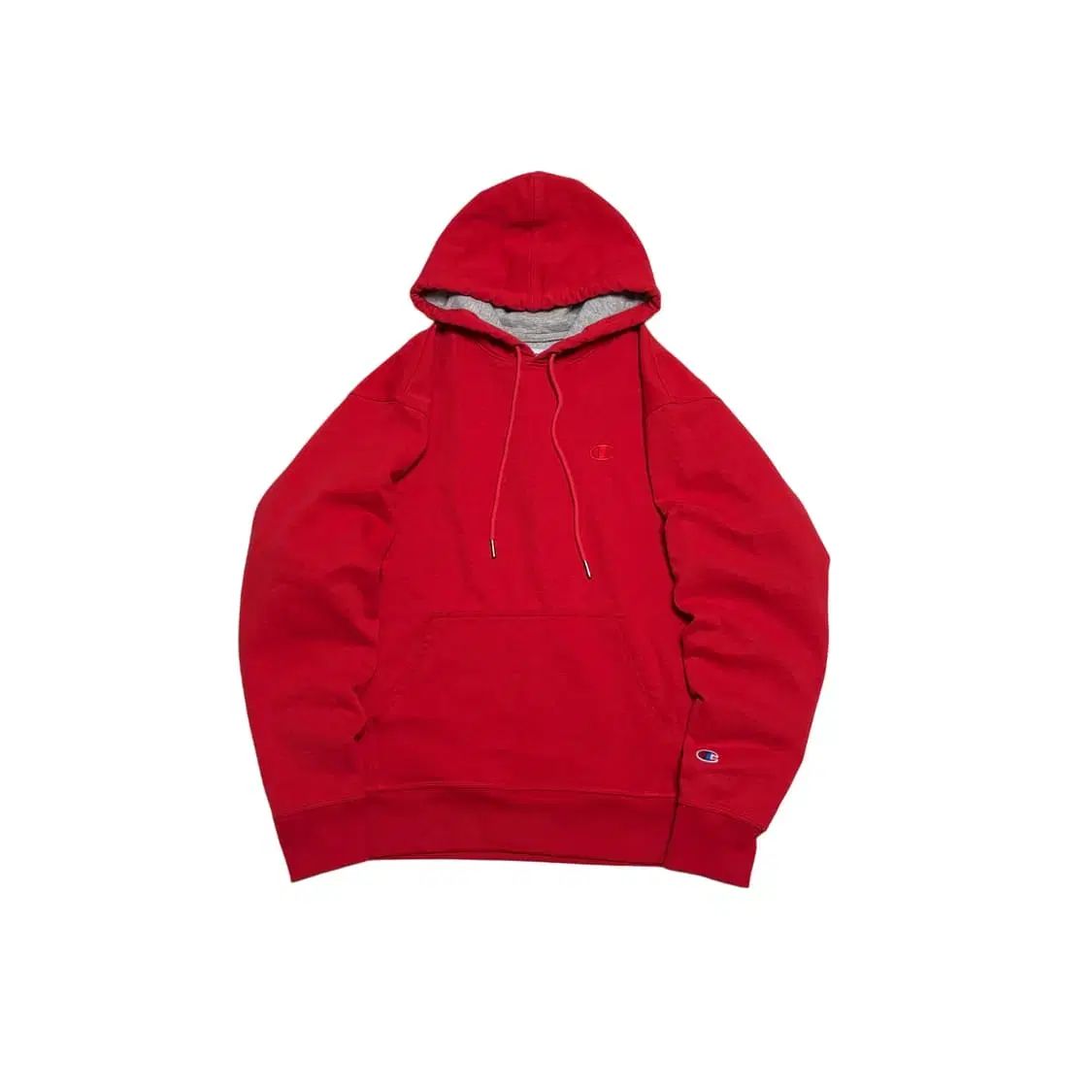 Champion(チャンピオン) レッド フード付きTシャツ フード フーディー パーカー