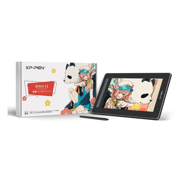 XP-PEN Artist 12 2nd 豪華版 本体（ブルー）＋スリーブケース XP-PEN Artist12 セカンド 豪華版（Artist 12 セカンド豪華版