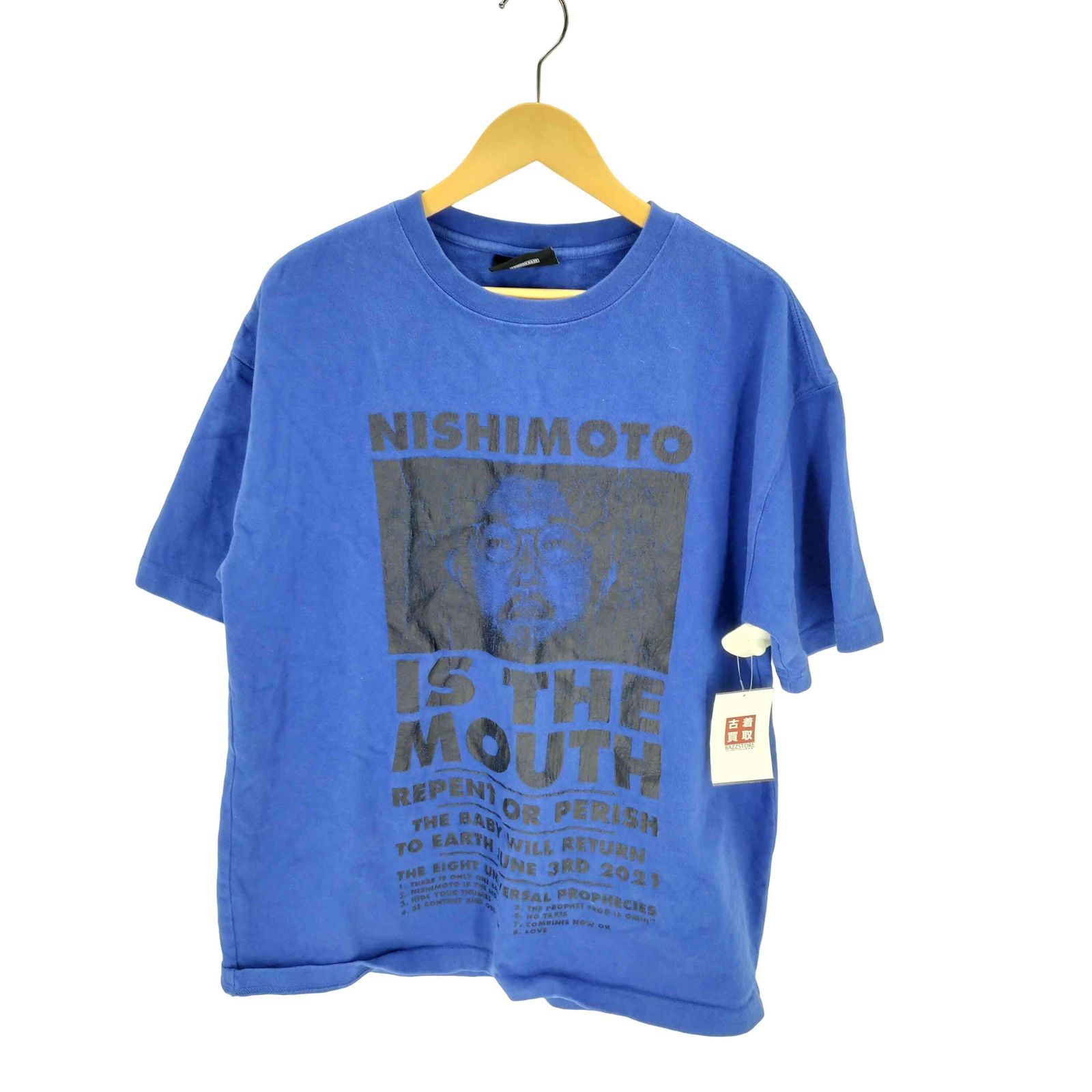 ニシモトイズザマウス NISHIMOTO IS THE MOUTH プリント 半袖カットソー メンズ JPN：M 