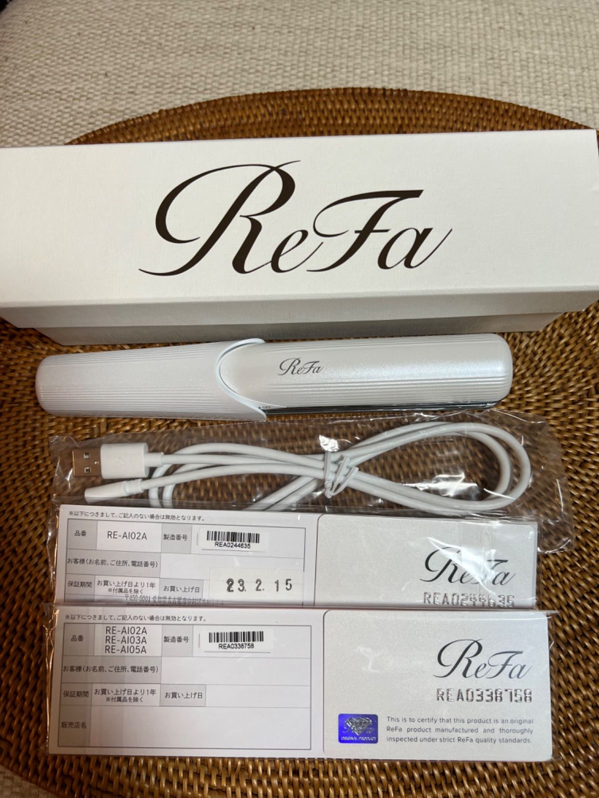 ヘアアイロン ReFa BEAUTECH FINGER IRON RE-A103A ヘアアイロン ReFa BEAUTECH FINGER IRON RE-A103A ReFa
