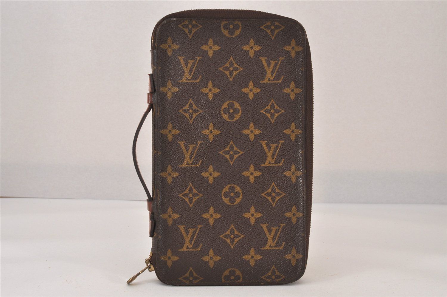 ルイヴィトン ポッシュ エスカパド トラベルケース 長財布 モノグラム ブラウン LOUIS VUITTON ルイヴィトン トラベルケース 長財布 モノグラム