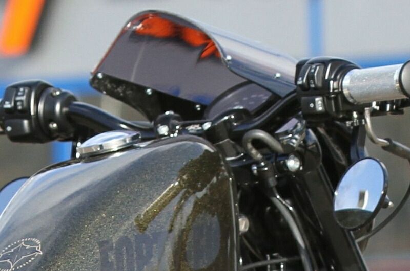 CAFE RACER フロントフェアリング 2010〜22年XL1200X スモークシールド BRIGHTFACE_UK