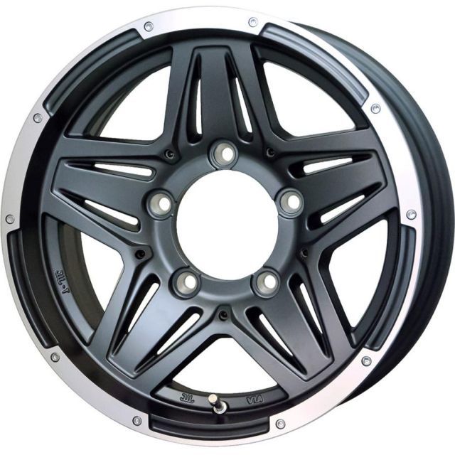 ジムニー JB64 JB23 16インチ アルミホイール 5穴139.7 | ホットスタッフ マッドクロス JB01 5.5J +20 1本
