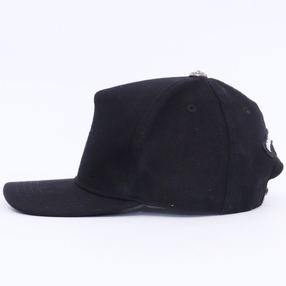 LA購入 クロムハーツ CHプラス クロスボール デニム トラッカーキャップ 黒 LA購入 クロムハーツ CHプラス クロスボール デニム トラッカー