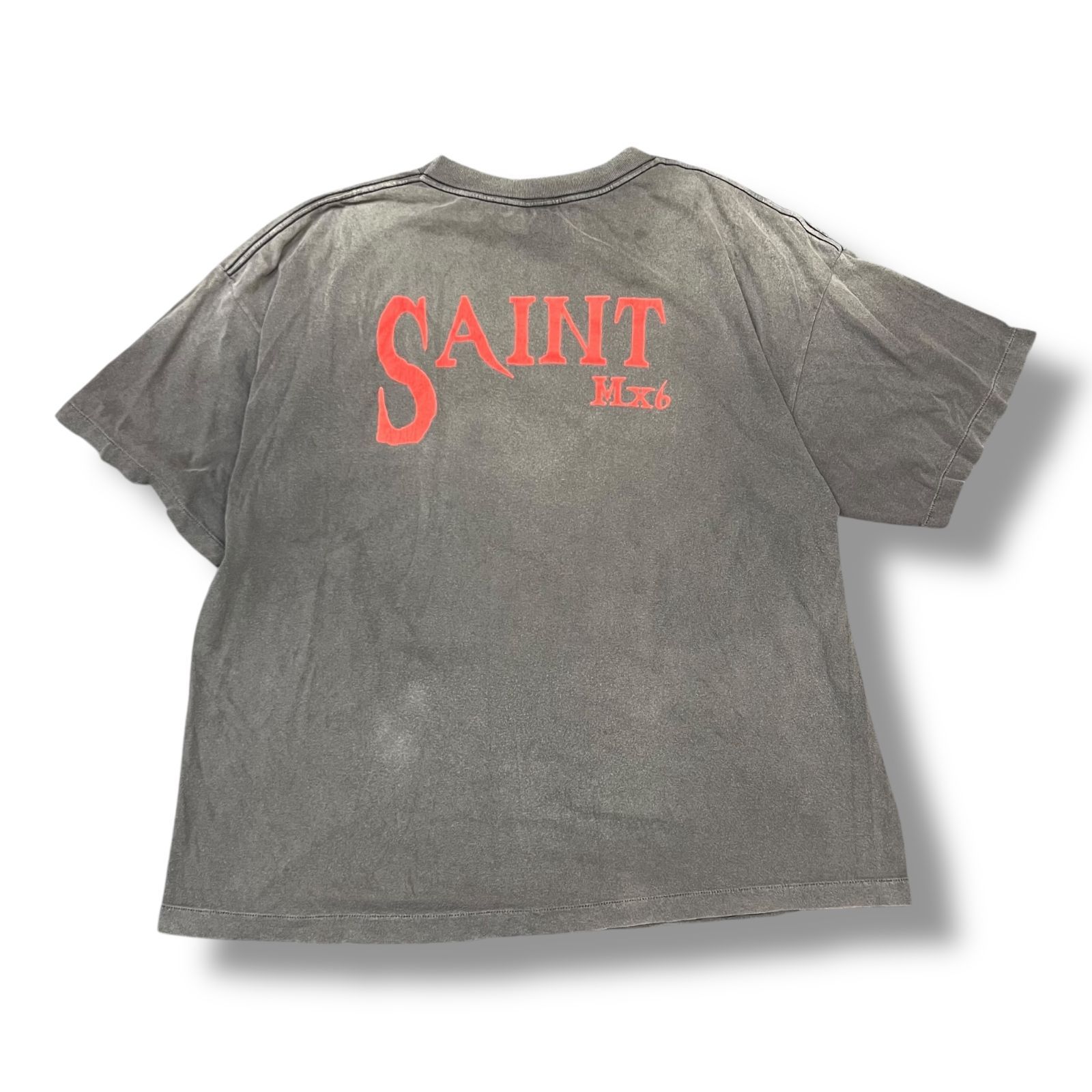 参考上代55000円 SAINT MICHAEL LB_SS TEE VANPIRE BLACK グラフィック 