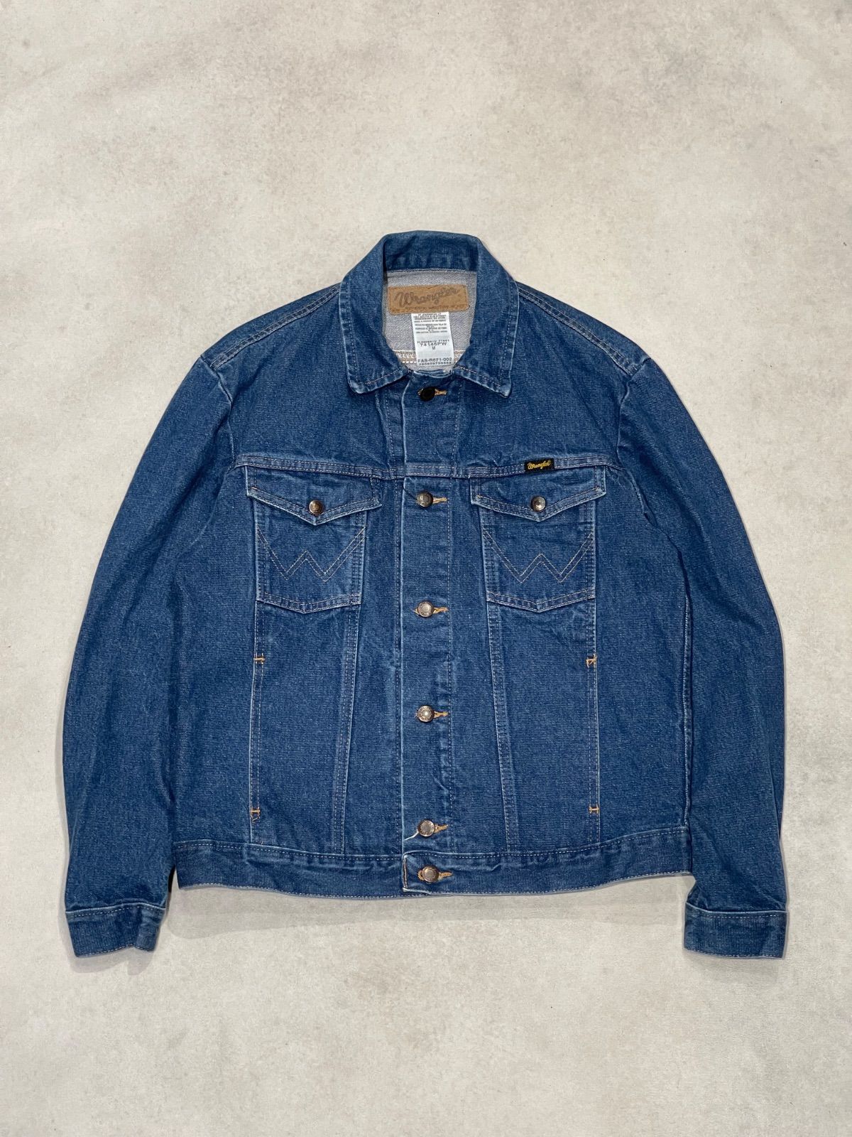 Wrangler Denim Jacket ラングラー デニムジャケット ポケ付き Mサイズ