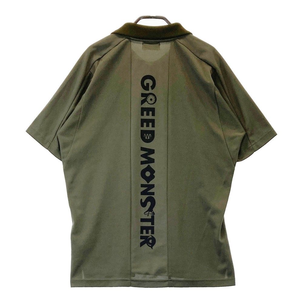 サイズ： GREED MONSTER グリードモンスター 半袖ポロシャツ カーキ系