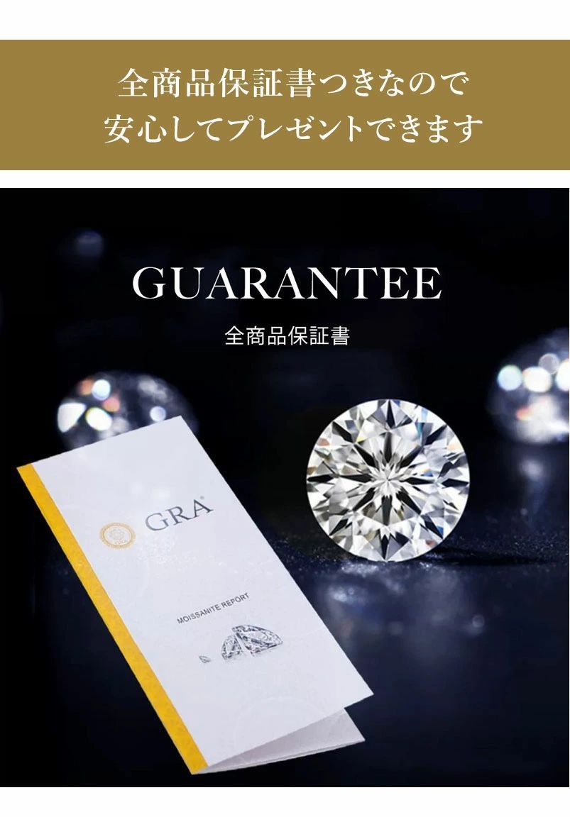 モアサナイト 0.2ct