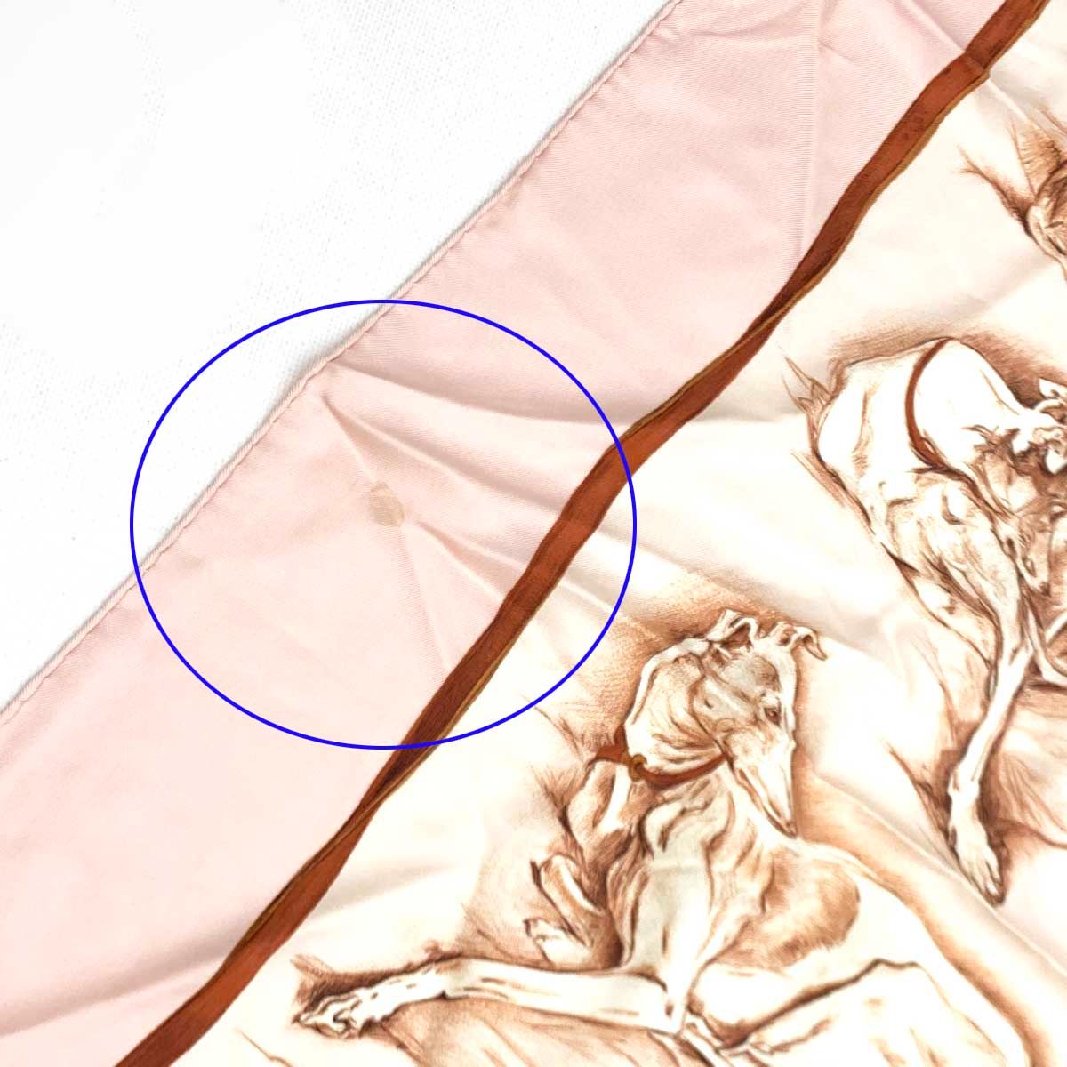 HERMES スカーフ レ・レヴリエール犬 グザヴィエ・ド・ポレ