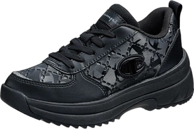 Champion チャンピオン スニーカー キッズ 女の子 厚底 J305 通学 子供 ahcpnj305 ブラック 24.5cm