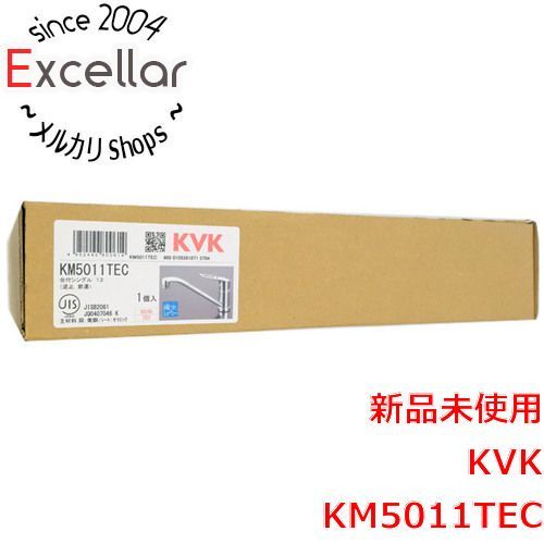 [bn:9] 【新品訳あり(箱きず・やぶれ)】 KVK　シングルレバー式混合栓　KM5011TEC