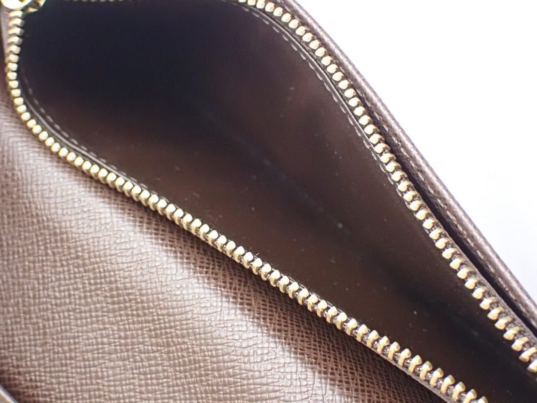 LOUIS VUITTON ルイ ヴィトン ダミエ エベヌ ポルトフォイユ・ブラザ  