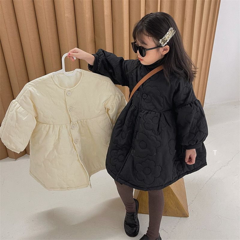 子供服 女の子 コート ワンピースコート アウター チュニック 子供 フォーマル 長袖 子ども 子供服 通学着 普段着 お出かけ着  ボタン留め ロングコート 冬 入園式 入学式 卒園式 卒業式 heiniq