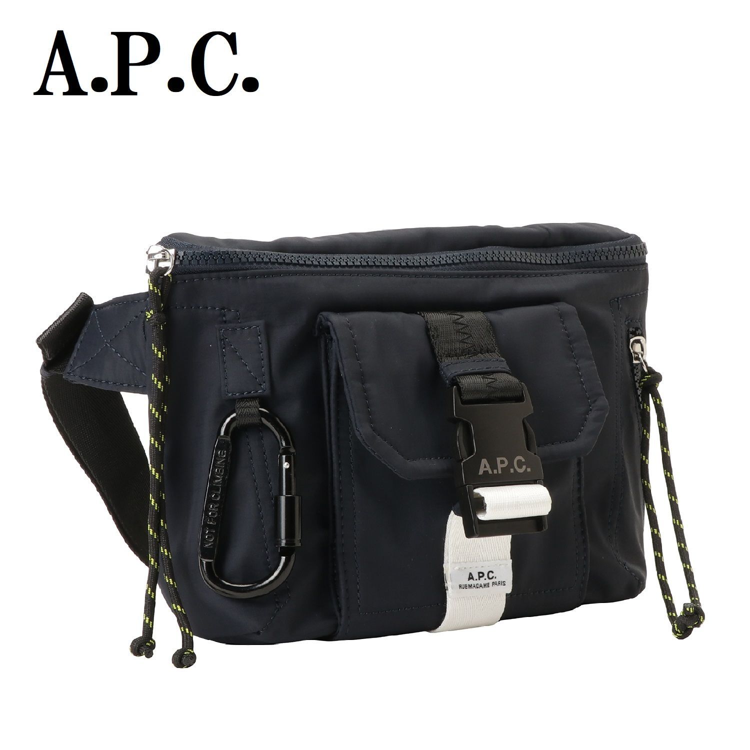 アーペーセー A.P.C. PAAFH H62219 IAK DARK NAVY ボディバッグ