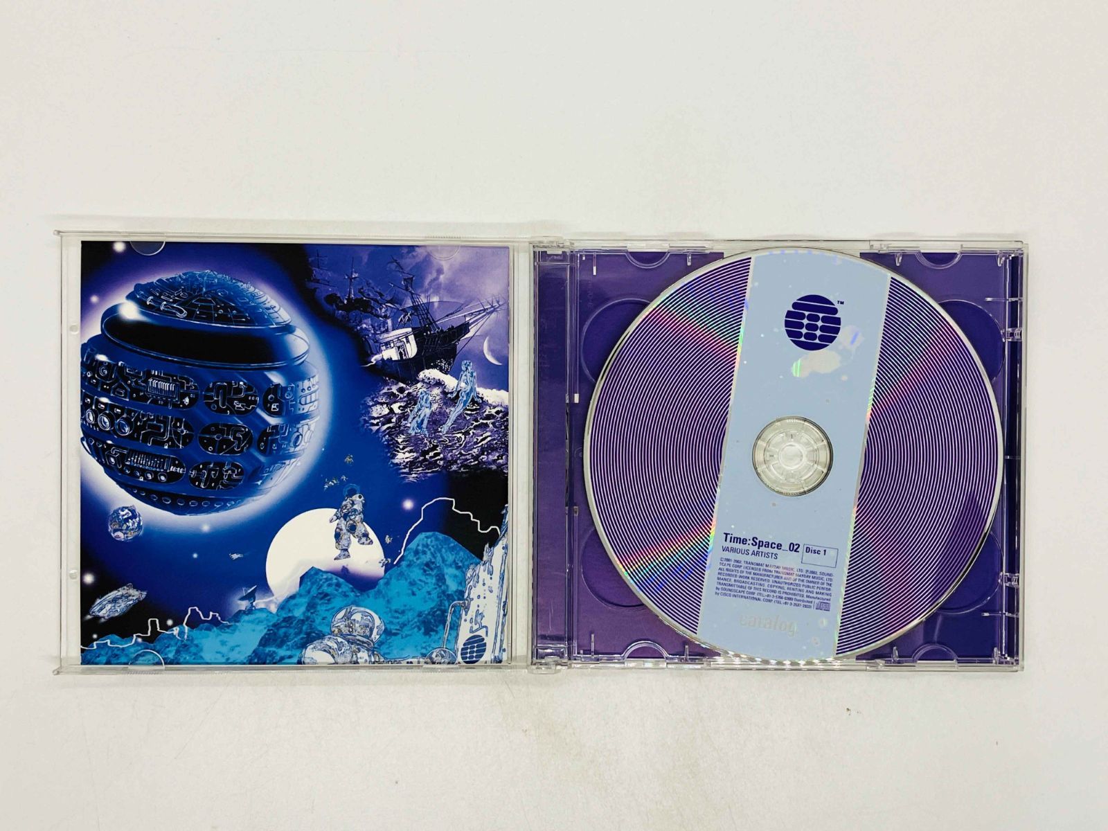 2CD Various Artists / TIME:SPACE_02 TRANSMAT/DERRICK/MAY 帯付き