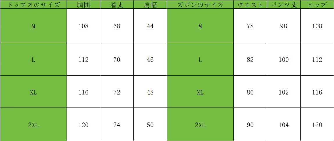 ジャージ上下セット