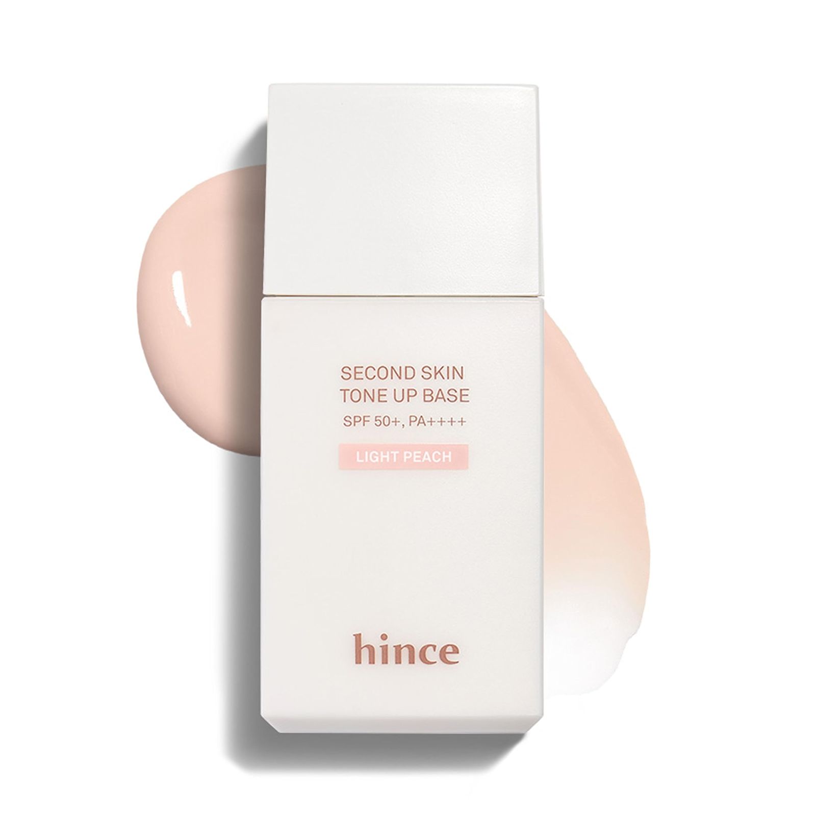 hince Second Skin Tone Up Base (Light Peach) [正規品] [Light Peach]