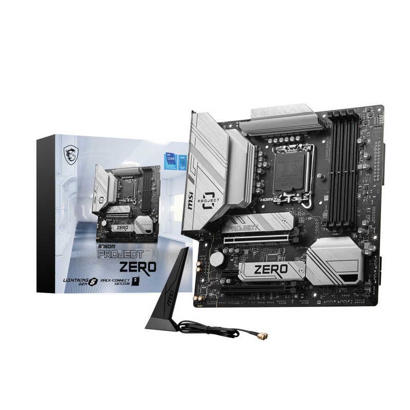 新品 未開封 】 MSI マザーボード［MicroATX］ B760MPROJECTZERO 未 