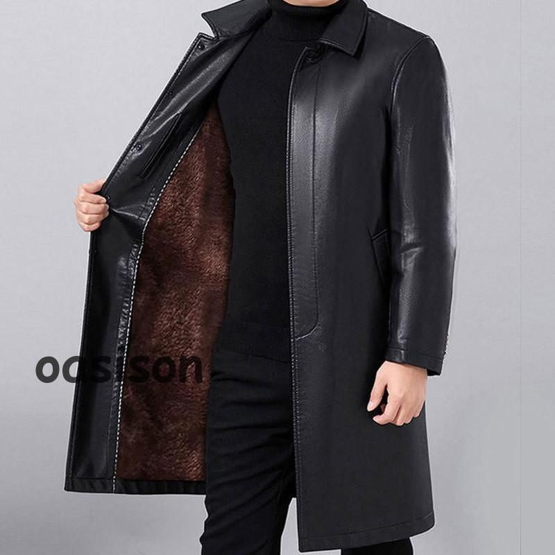 トレンチコート レザー 革ジャン バイク メンズ ロング丈 裏ボア ビジネス 紳士服 冬物 大きいサイズ 秋冬 防寒 暖かい 人気・おすすめ｜多用途・生活用品におすすめ キャンペーン中 即納 即日発送サービス