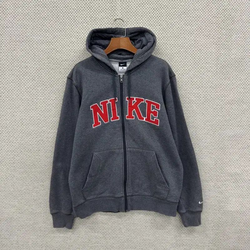 Nike(ナイキ） ビッグロゴ オールドスクール 裏起毛 フード付き ジップアップパーカー 100 S06565
