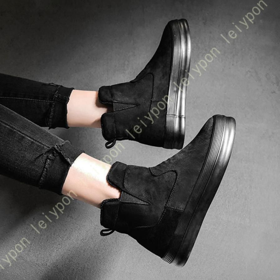 Plage CONTIGO ストレッチ ショートポインテッドブーツ ブラック39