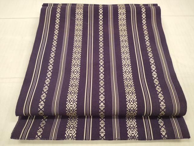 平和屋着物＊夏物 本場筑前博多織 八寸名古屋帯 紗献上 正絹 DAAY8021cm