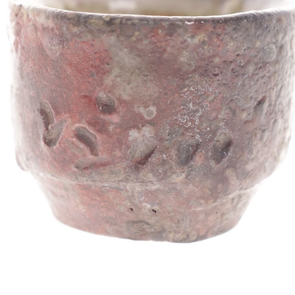 □ 佐久知炎仙 ぐい呑み 工芸品 酒器 秘色南蛮 酒旨