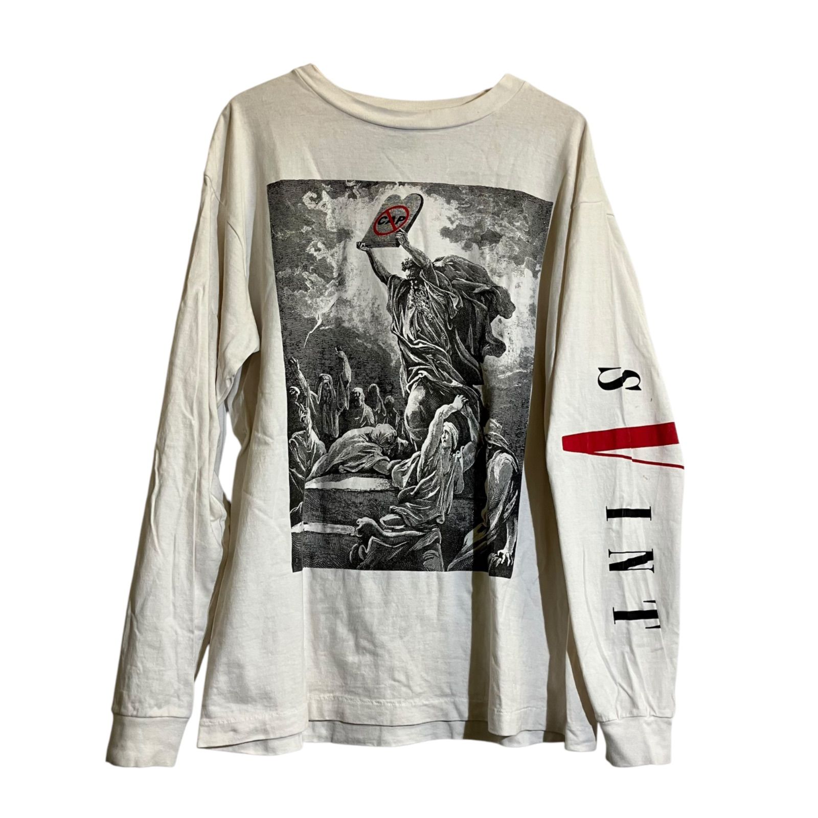 『SAINT MICHAEL』セントマイケル (L) 22SS プリント ロンT saint michael ロンT Mサイズ 新品 SAINT MICHAEL セントマイケル 22SS