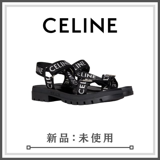 新品公式BOX付】CELINE セリーヌ サンダル レオ ストラッピー メンズ