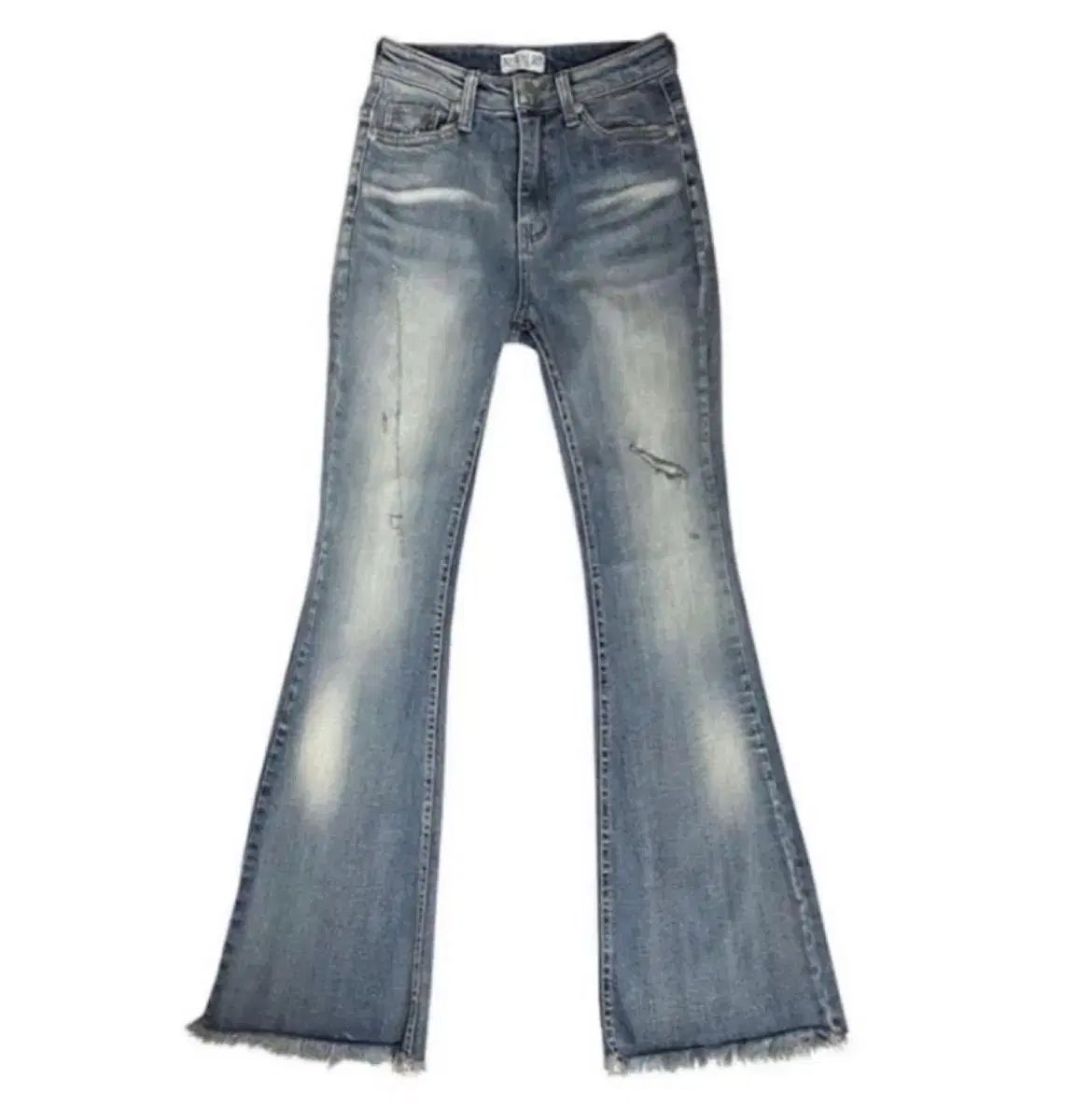 Newalrin Cutting High waist Boot cut Denim