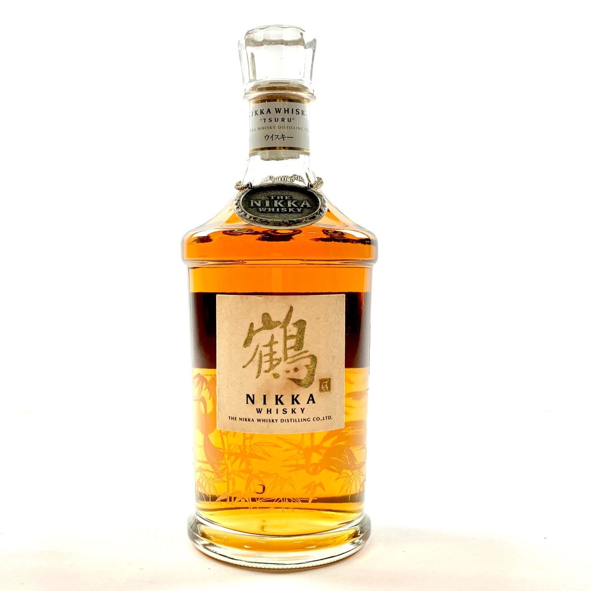 ニッカウイスキー 鶴 750ml 陶器ボトル 未開封 NIKKA WHISKY 古酒 - 飲料