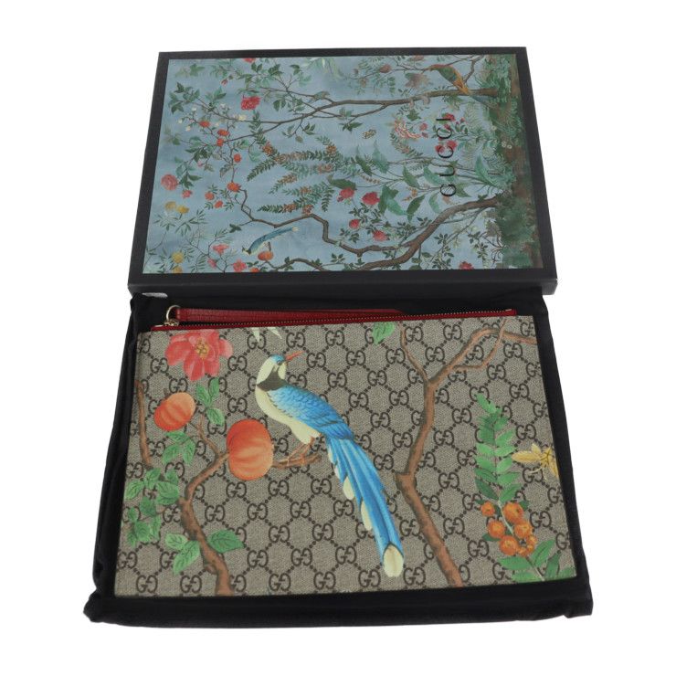 GUCCI(グッチ) クラッチバッグ 424900 鳥