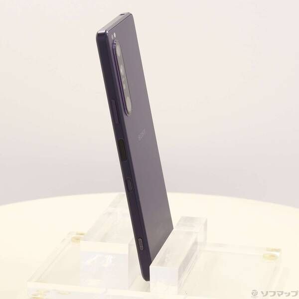 【未使用】Xperia 1 III フロストパープル 256GB docomo ムスビー｜SIMフリー Xperia 1 III SOG03 フロストパープル