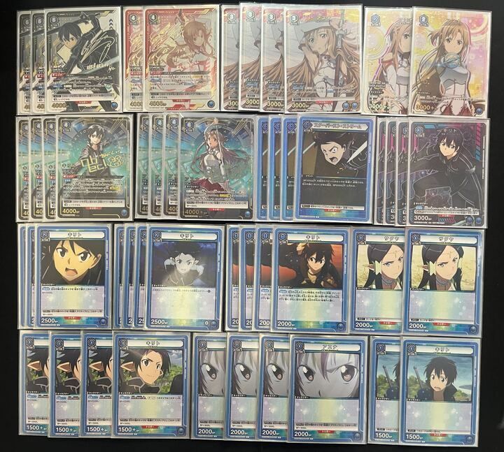 デッキ SAO 青 アインクラッド UNION ARENA 2フルパラ ユニオンアリーナ ソードアートオンライン