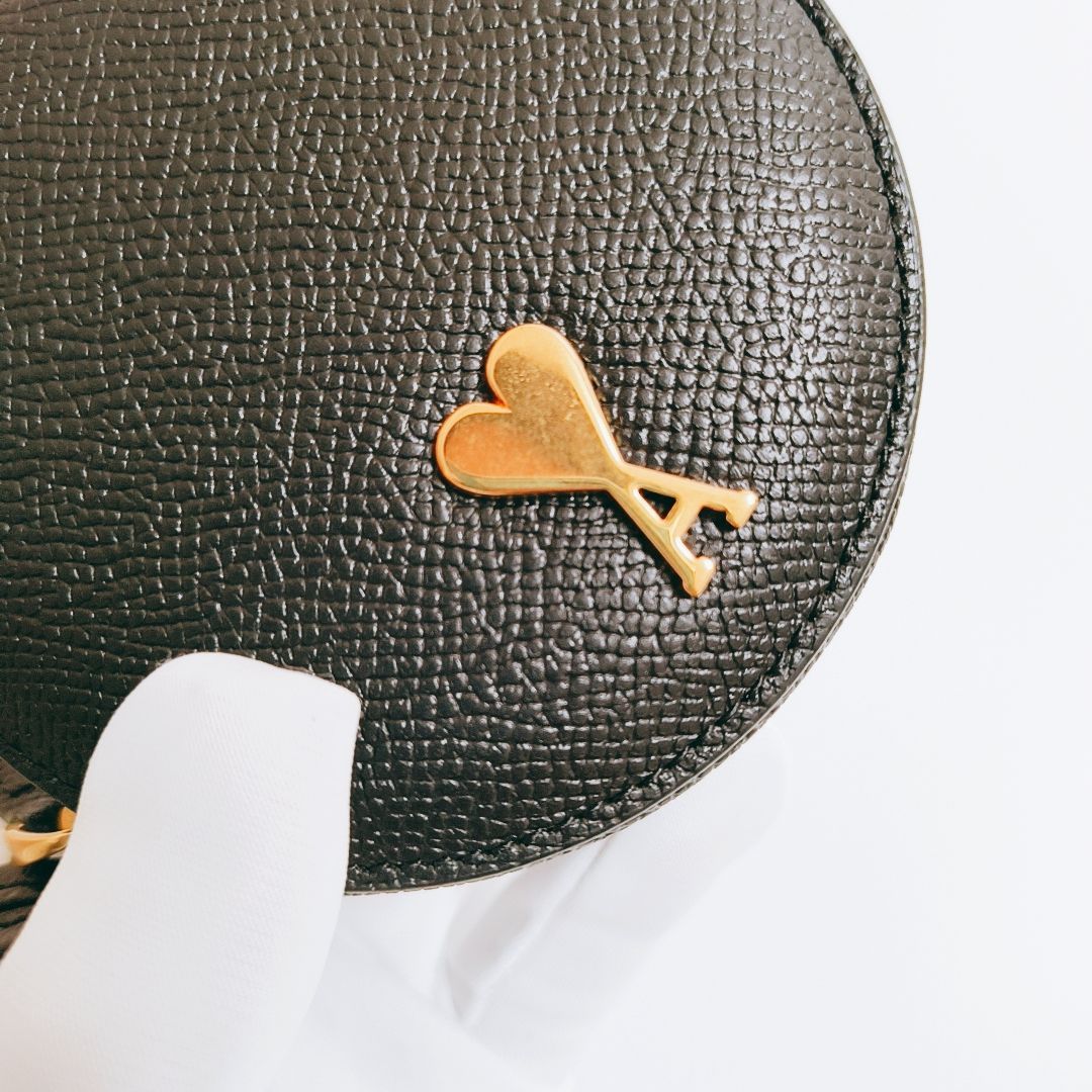 新品未使用】AMI PARIS ラウンド ウォレット 小銭入れ アミパリス