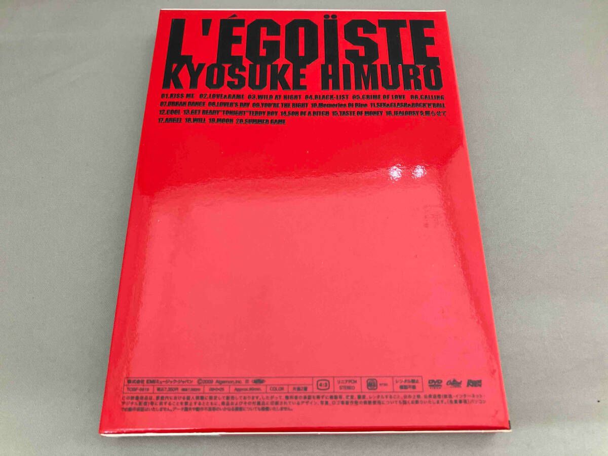氷室京介 DVD L'EGOISTE - メルカリ