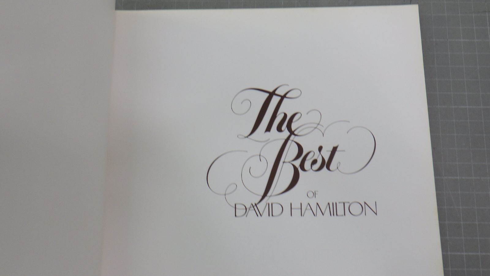 デビッド・ハミルトン 傑作集(日本語版) 独占出版 1976年発行