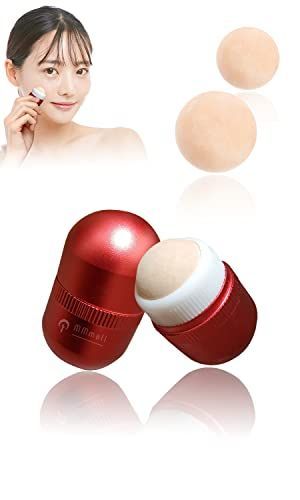 ミニ_赤 MMmall 油取りボール あぶらとり紙 あぶらとりボール 転がすあぶらとり紙 韓国 油とりボール (ミニ, 赤)