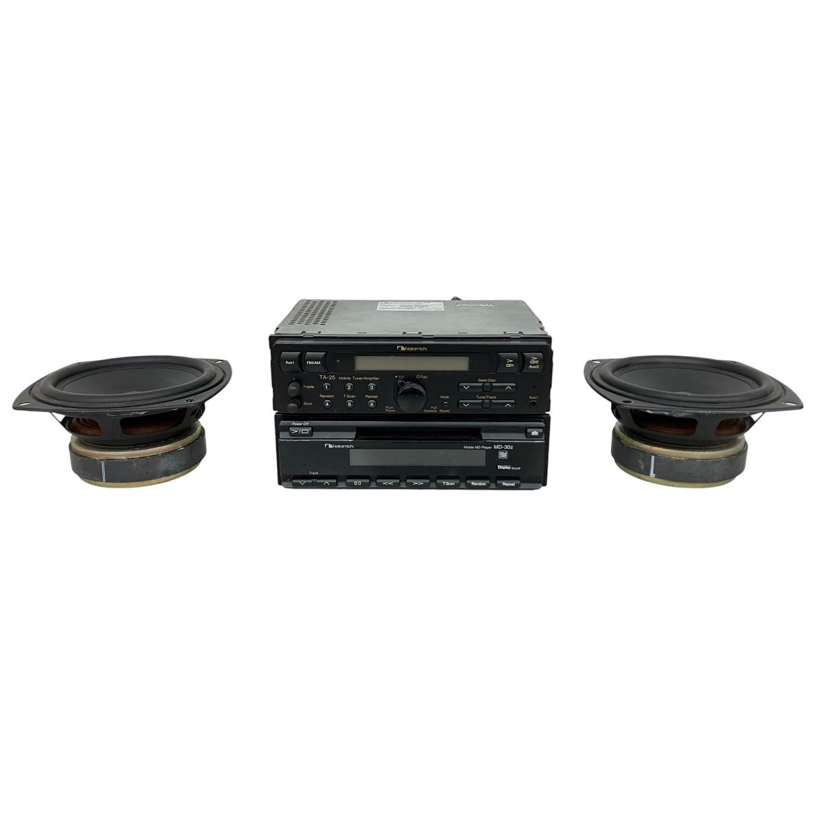 Nakamichi ナカミチ MD-30Z TA-25 MD チューナー スピーカー セットカーオーディオ ジャンク K9976539