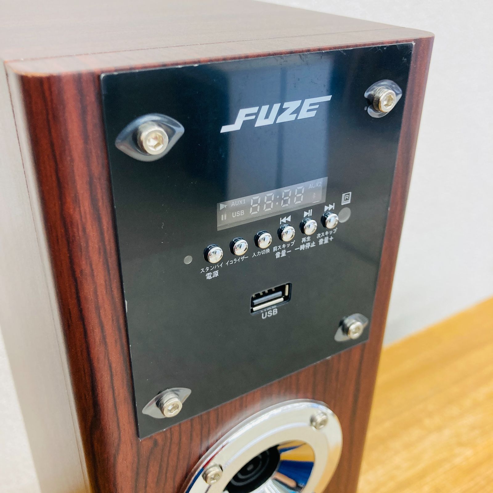 Bluetooth対応アンプ内蔵デュアルウーファータワースピーカー 楽天市場