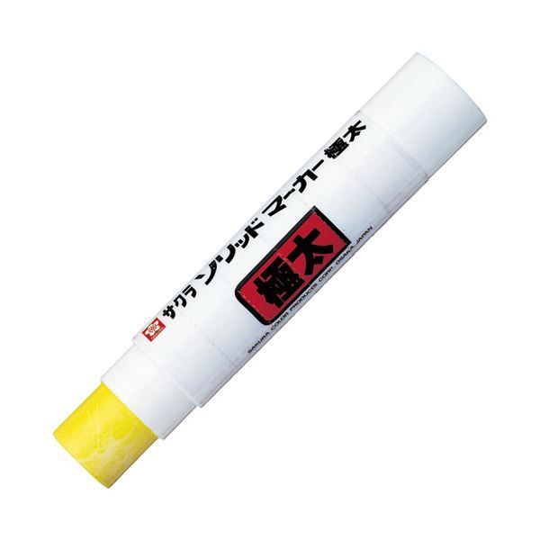 （まとめ）サクラクレパス ソリッドマーカー極太 SC-L#3 黄色【×30セット