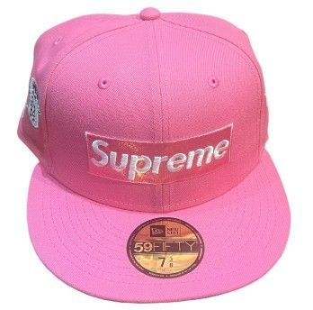 2024FW Supreme Jerseys Box Logo New Era Pink 7 3/8 未使用正規品 