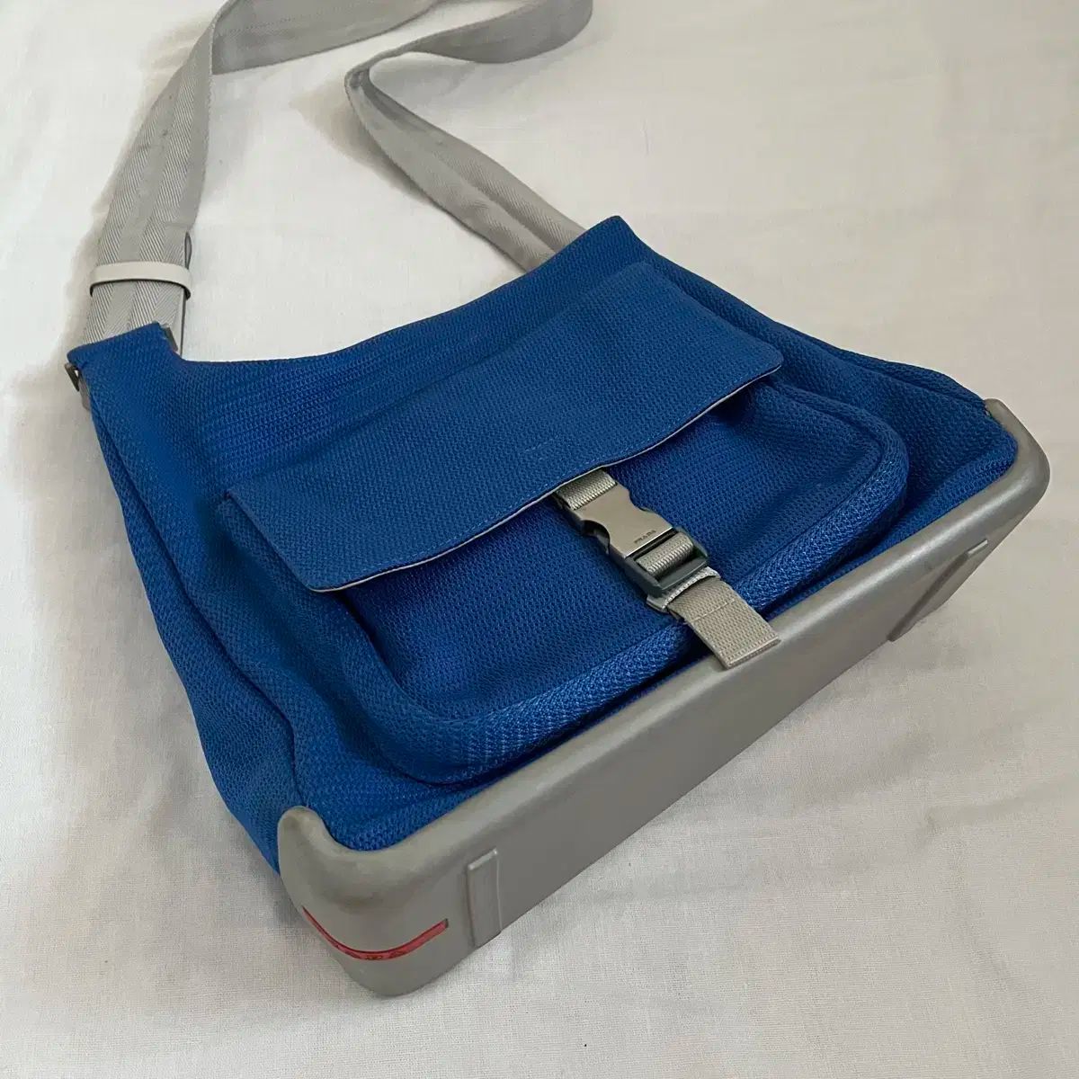プラダスポーツ　ショルダー　ヴィンテージ 済みPRADA プラダ スポーツ キャンバス/レザー ショルダーバッグ