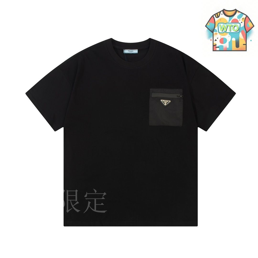 専用！PRADA ロゴ入り 黒 Tシャツ 18761530_40835219_600.jpg
